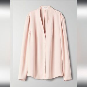 Aritzia Babaton Akira blouse size small pink
